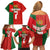 Custom Portugal Football 2024 Go Champion Family Matching Off Shoulder Short Dress and Hawaiian Shirt - Wonder Print Shop