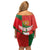 Custom Portugal Football 2024 Go Champion Family Matching Off Shoulder Short Dress and Hawaiian Shirt - Wonder Print Shop