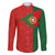 Custom Portugal Football 2024 Go Champion Family Matching Puletasi and Hawaiian Shirt - Wonder Print Shop