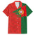 Custom Portugal Football 2024 Go Champion Family Matching Short Sleeve Bodycon Dress and Hawaiian Shirt - Wonder Print Shop