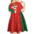 Custom Portugal Football 2024 Go Champion Kid Short Sleeve Dress - Wonder Print Shop