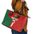 Custom Portugal Football 2024 Go Champion Leather Tote Bag - Wonder Print Shop