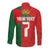 Custom Portugal Football 2024 Go Champion Long Sleeve Button Shirt - Wonder Print Shop