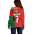 Custom Portugal Football 2024 Go Champion Off Shoulder Sweater - Wonder Print Shop