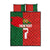 Custom Portugal Football 2024 Go Champion Quilt Bed Set - Wonder Print Shop