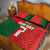 Custom Portugal Football 2024 Go Champion Quilt Bed Set - Wonder Print Shop