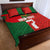 Custom Portugal Football 2024 Go Champion Quilt Bed Set - Wonder Print Shop