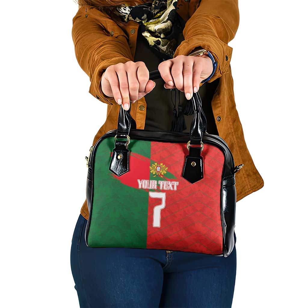 Custom Portugal Football 2024 Go Champion Shoulder Handbag