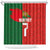 Custom Portugal Football 2024 Go Champion Shower Curtain