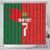 Custom Portugal Football 2024 Go Champion Shower Curtain