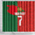 Custom Portugal Football 2024 Go Champion Shower Curtain