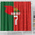 Custom Portugal Football 2024 Go Champion Shower Curtain