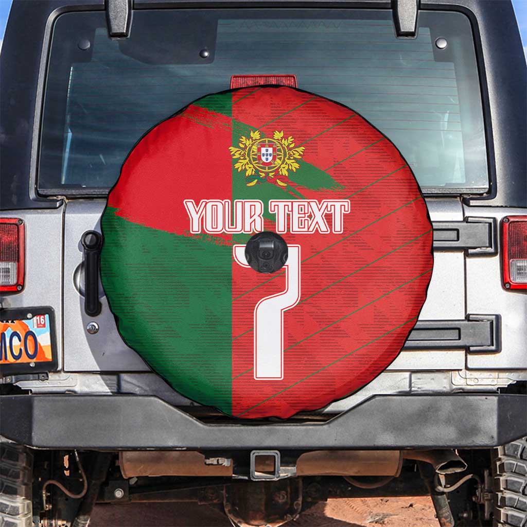 Custom Portugal Football 2024 Go Champion Spare Tire Cover - Wonder Print Shop