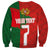 Custom Portugal Football 2024 Go Champion Sweatshirt - Wonder Print Shop