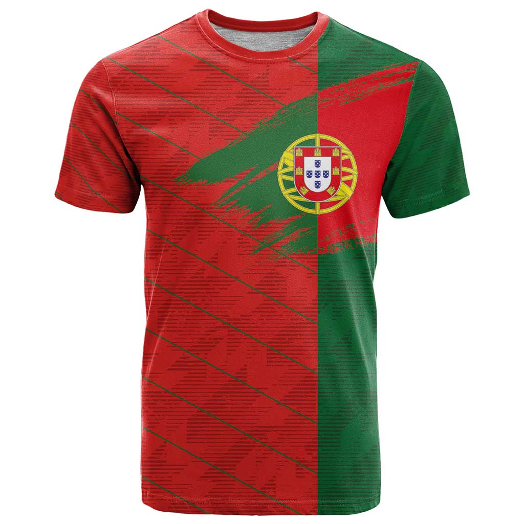 Custom Portugal Football 2024 Go Champion T Shirt