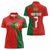 Custom Portugal Football 2024 Go Champion Women Polo Shirt - Wonder Print Shop