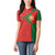 Custom Portugal Football 2024 Go Champion Women Polo Shirt - Wonder Print Shop