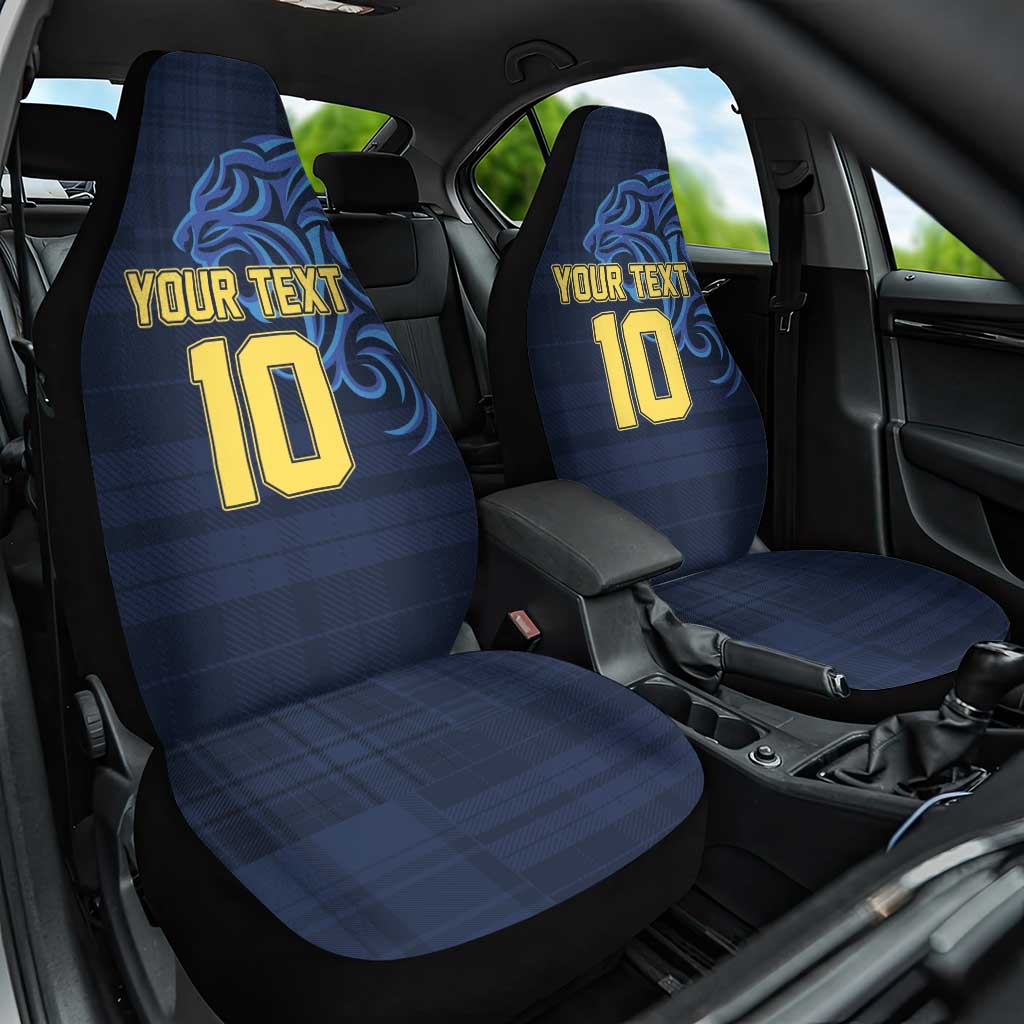 Custom Scotland Football 2024 Go Champion Car Seat Cover - Wonder Print Shop