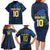 Custom Scotland Football 2024 Go Champion Family Matching Long Sleeve Bodycon Dress and Hawaiian Shirt - Wonder Print Shop