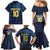 Custom Scotland Football 2024 Go Champion Family Matching Mermaid Dress and Hawaiian Shirt - Wonder Print Shop