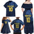 Custom Scotland Football 2024 Go Champion Family Matching Off Shoulder Maxi Dress and Hawaiian Shirt - Wonder Print Shop