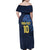 Custom Scotland Football 2024 Go Champion Family Matching Off Shoulder Maxi Dress and Hawaiian Shirt - Wonder Print Shop