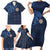 Custom Scotland Football 2024 Go Champion Family Matching Short Sleeve Bodycon Dress and Hawaiian Shirt - Wonder Print Shop