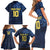 Custom Scotland Football 2024 Go Champion Family Matching Short Sleeve Bodycon Dress and Hawaiian Shirt - Wonder Print Shop