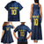 Custom Scotland Football 2024 Go Champion Family Matching Tank Maxi Dress and Hawaiian Shirt - Wonder Print Shop