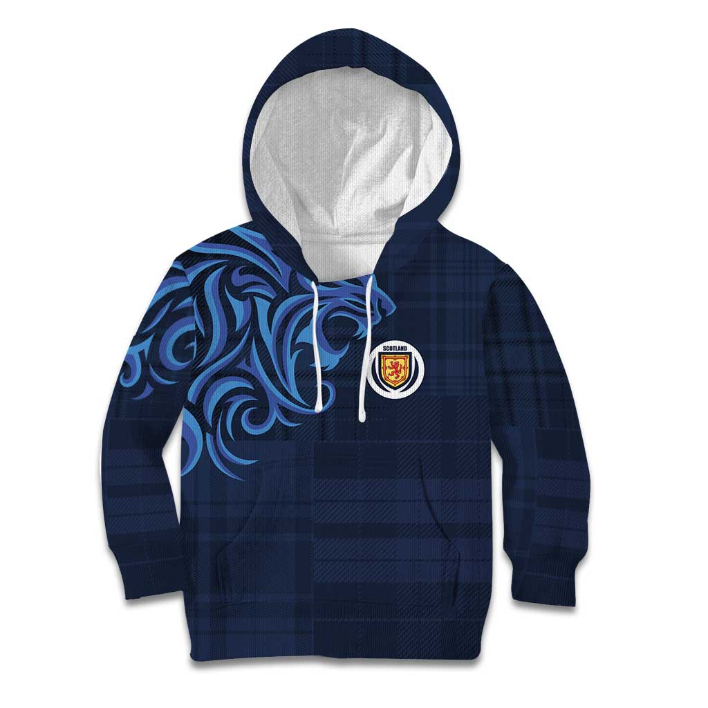 Custom Scotland Football 2024 Go Champion Kid Hoodie - Wonder Print Shop