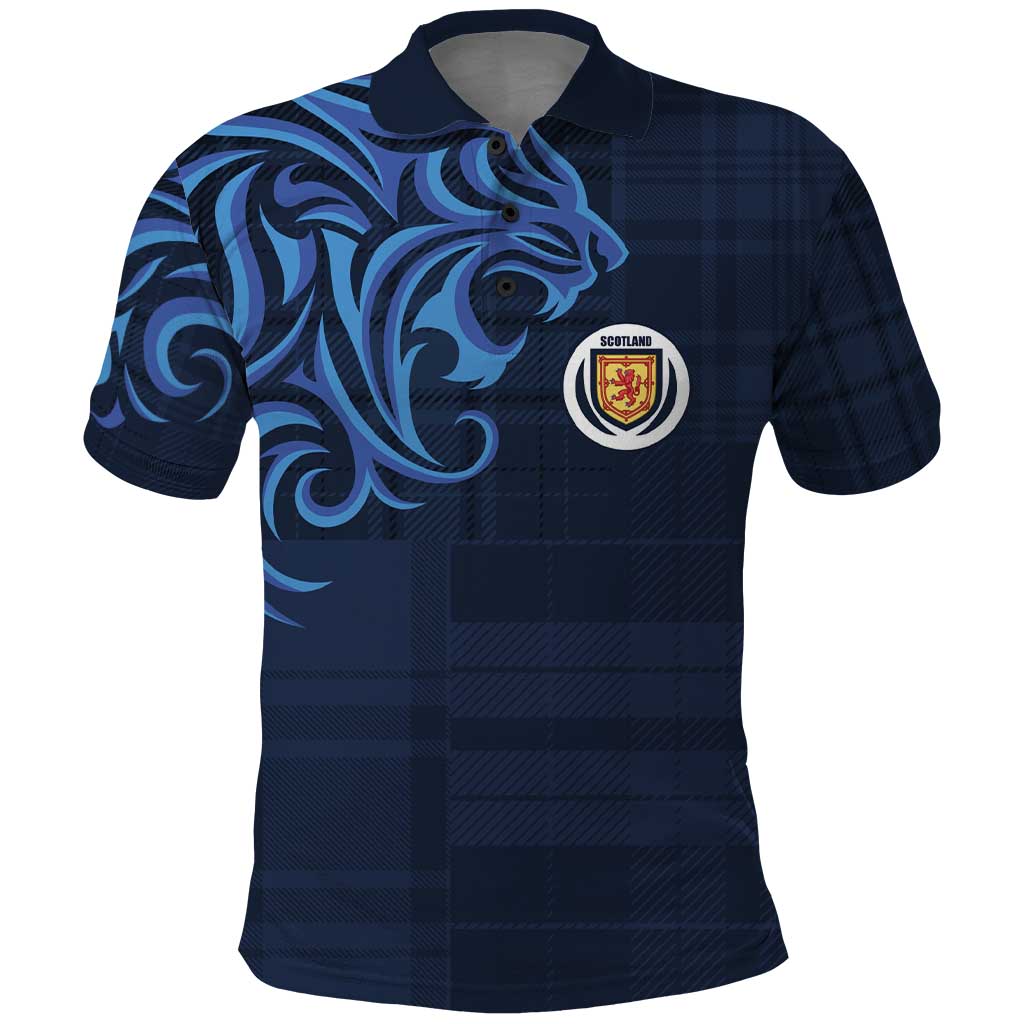 Custom Scotland Football 2024 Go Champion Polo Shirt - Wonder Print Shop