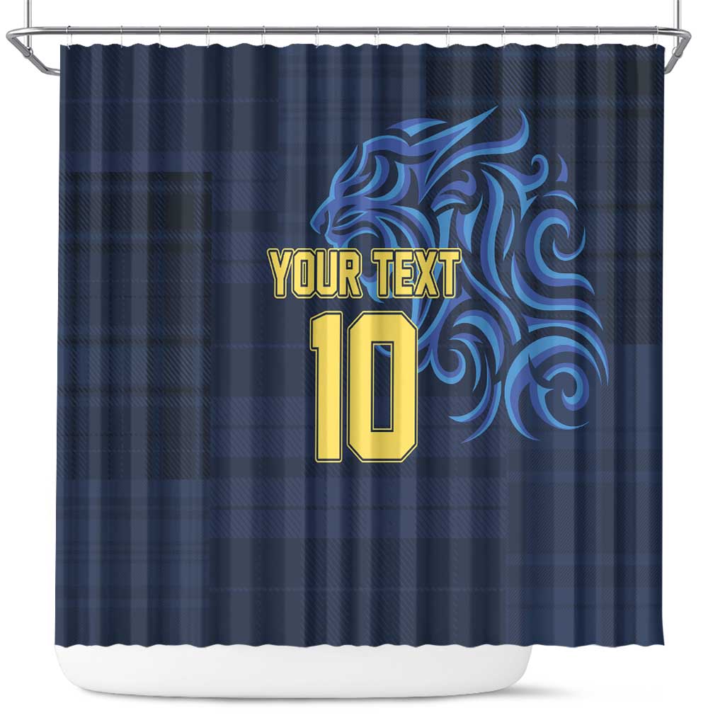 Custom Scotland Football 2024 Go Champion Shower Curtain