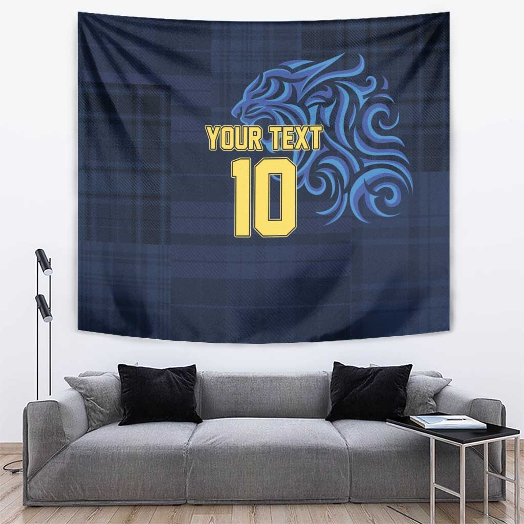 Custom Scotland Football 2024 Go Champion Tapestry