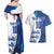 Custom England Football 2024 Go Champion Couples Matching Off Shoulder Maxi Dress and Hawaiian Shirt - Wonder Print Shop