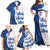 Custom England Football 2024 Go Champion Family Matching Off Shoulder Maxi Dress and Hawaiian Shirt - Wonder Print Shop