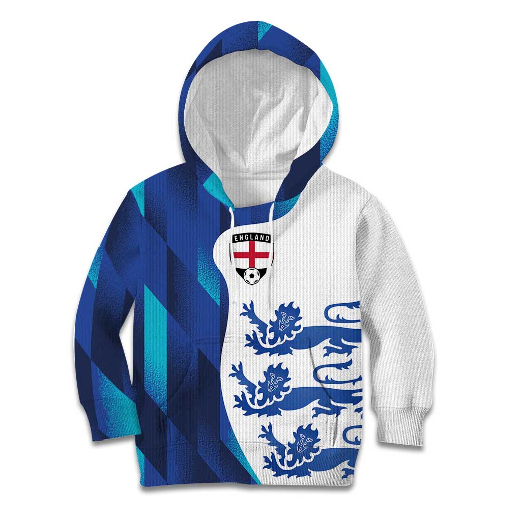 Custom England Football 2024 Go Champion Kid Hoodie - Wonder Print Shop