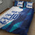 Custom England Football 2024 Go Champion Quilt Bed Set