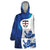 Custom England Football 2024 Go Champion Wearable Blanket Hoodie