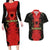 Custom Albania Football 2024 Go Champion Couples Matching Long Sleeve Bodycon Dress and Hawaiian Shirt - Wonder Print Shop