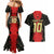 Custom Albania Football 2024 Go Champion Couples Matching Mermaid Dress and Hawaiian Shirt - Wonder Print Shop