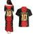 Custom Albania Football 2024 Go Champion Couples Matching Puletasi and Hawaiian Shirt - Wonder Print Shop