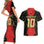 Custom Albania Football 2024 Go Champion Couples Matching Short Sleeve Bodycon Dress and Hawaiian Shirt - Wonder Print Shop