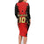 Custom Albania Football 2024 Go Champion Family Matching Long Sleeve Bodycon Dress and Hawaiian Shirt - Wonder Print Shop