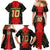 Custom Albania Football 2024 Go Champion Family Matching Mermaid Dress and Hawaiian Shirt - Wonder Print Shop