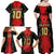 Custom Albania Football 2024 Go Champion Family Matching Off Shoulder Maxi Dress and Hawaiian Shirt - Wonder Print Shop