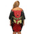 Custom Albania Football 2024 Go Champion Family Matching Off Shoulder Short Dress and Hawaiian Shirt - Wonder Print Shop