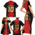 Custom Albania Football 2024 Go Champion Family Matching Short Sleeve Bodycon Dress and Hawaiian Shirt - Wonder Print Shop