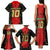 Custom Albania Football 2024 Go Champion Family Matching Tank Maxi Dress and Hawaiian Shirt - Wonder Print Shop