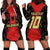 Custom Albania Football 2024 Go Champion Hoodie Dress - Wonder Print Shop