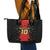 Custom Albania Football 2024 Go Champion Leather Tote Bag - Wonder Print Shop